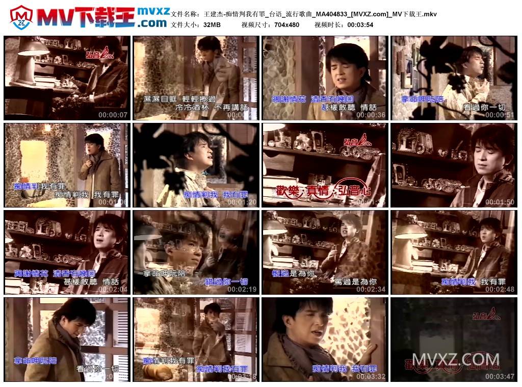 王建杰-痴情判我有罪_台语_流行歌曲_MA404833